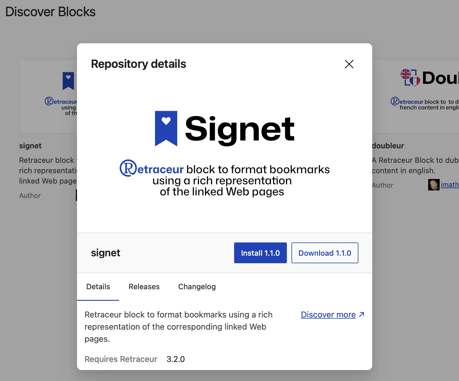 Block details