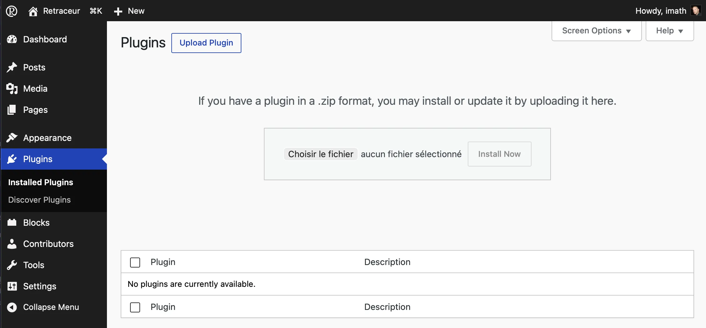 Upload a Plugin